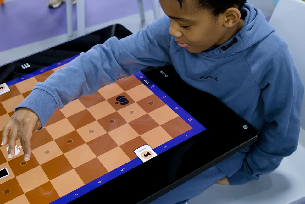 43-inch Lumilink LCD interactive touch table for kids and parents