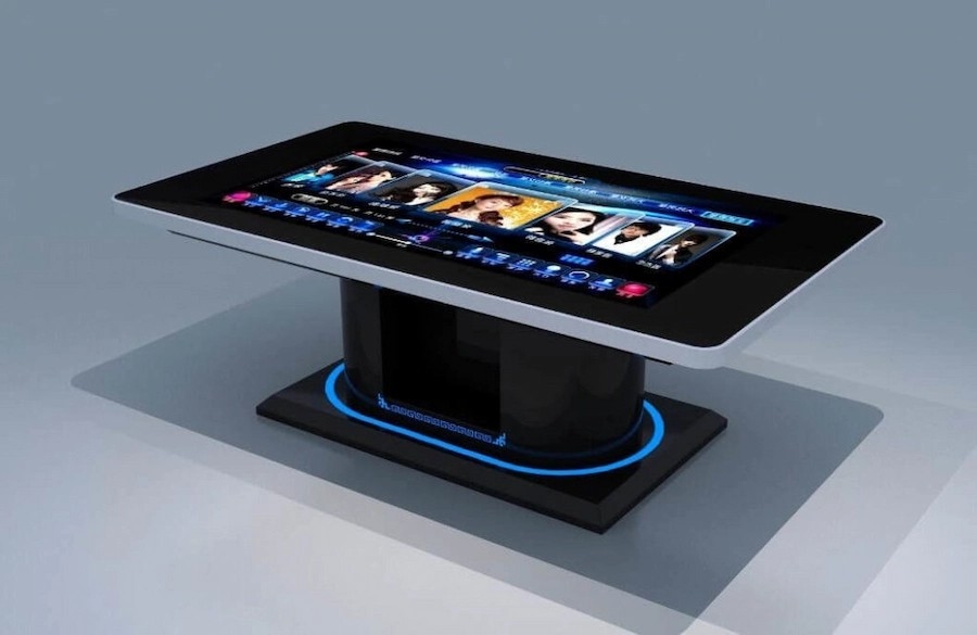 interactive touch table for restaurant menu