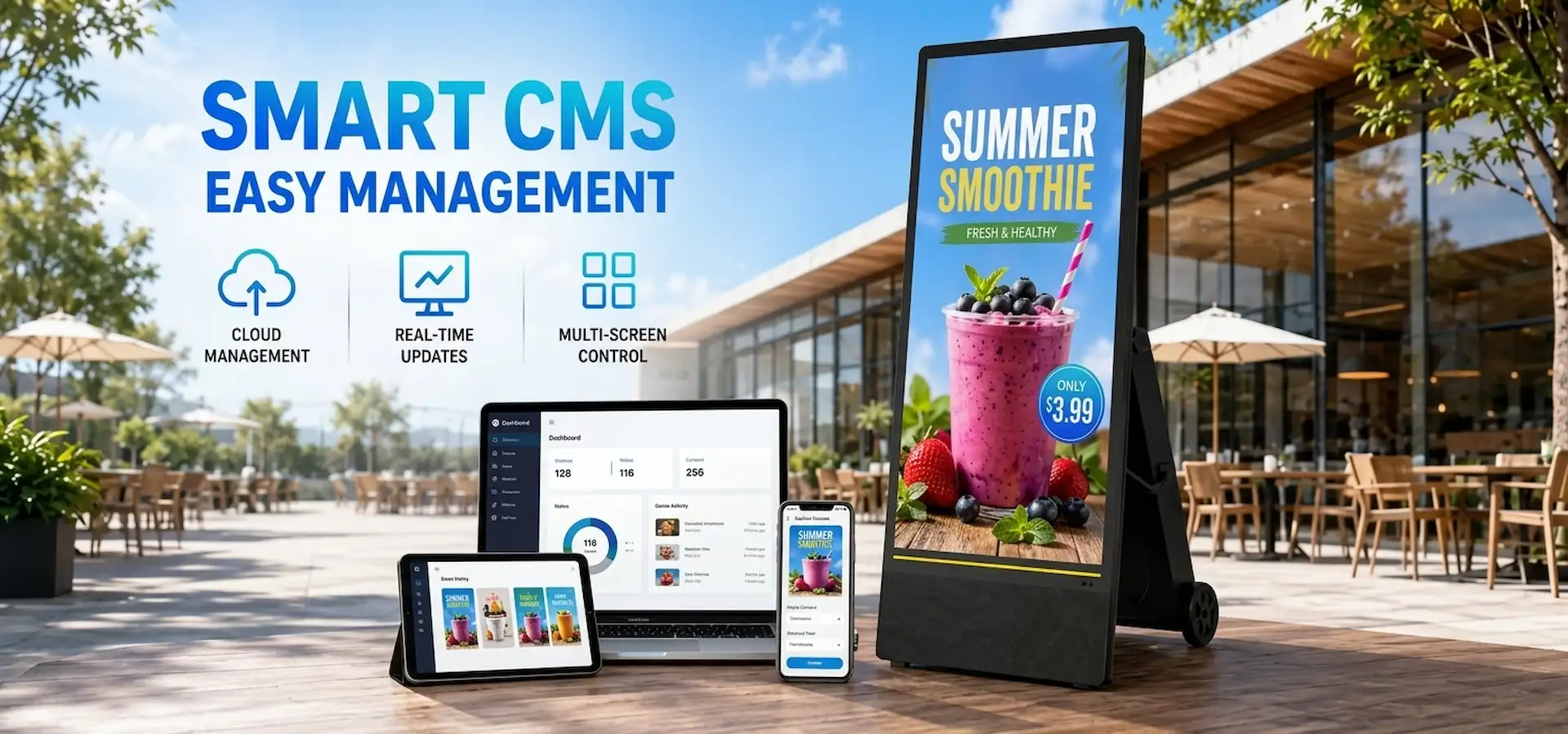 A-frame digital board