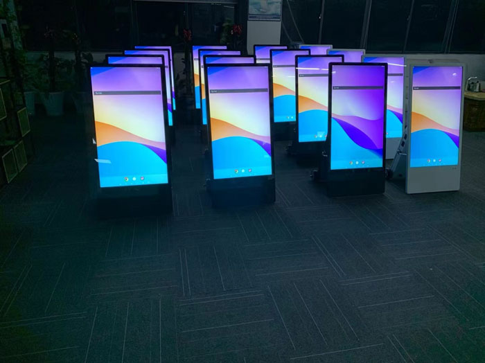 LCD water sign factory - foldable digital poster display production