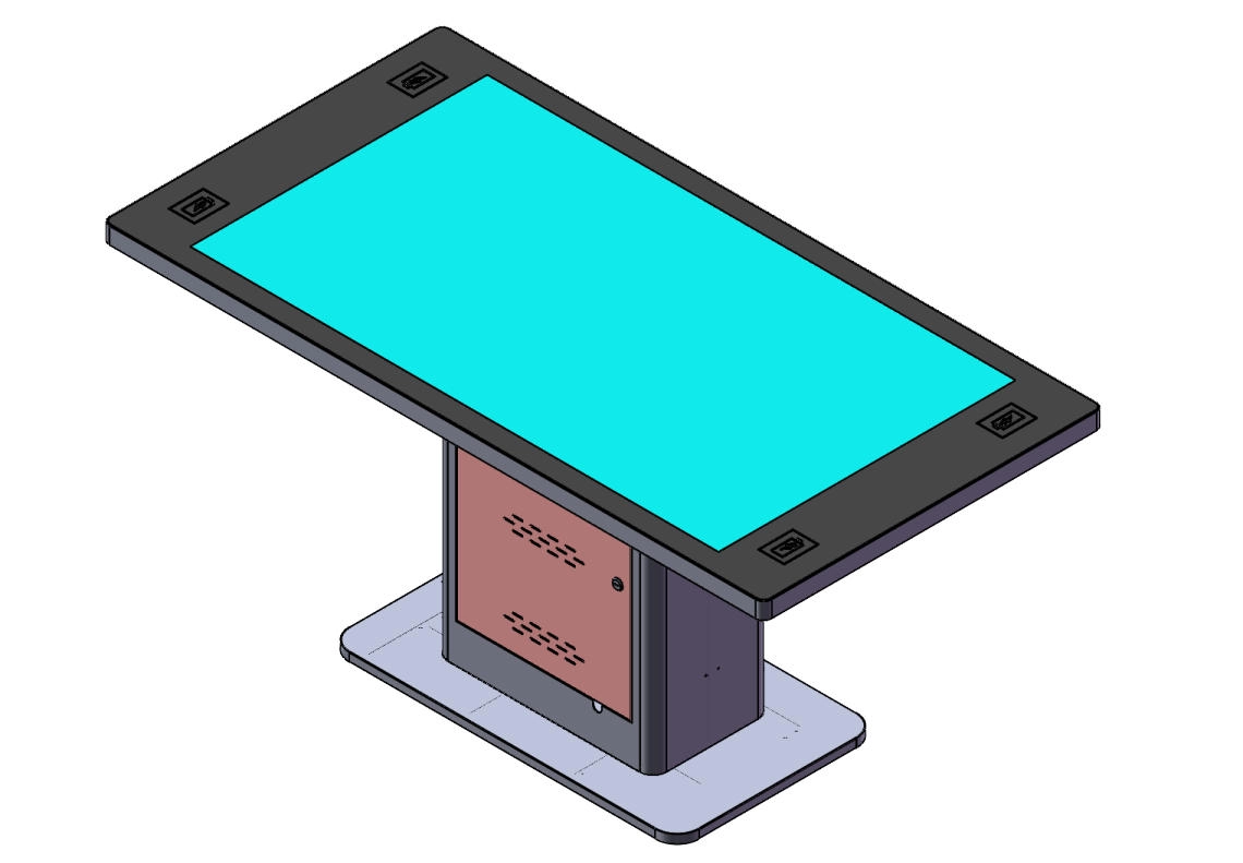 Wireless charging feature on Lumilink smart restaurant table