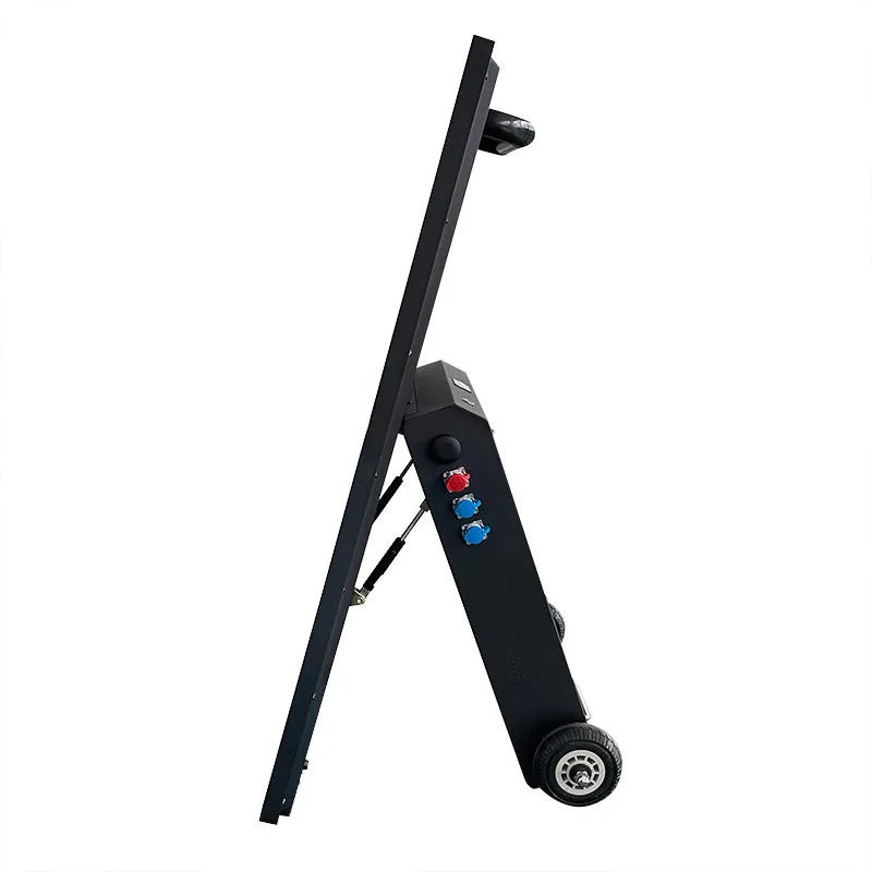 battery powered digital signage with adjustable tilt angle
