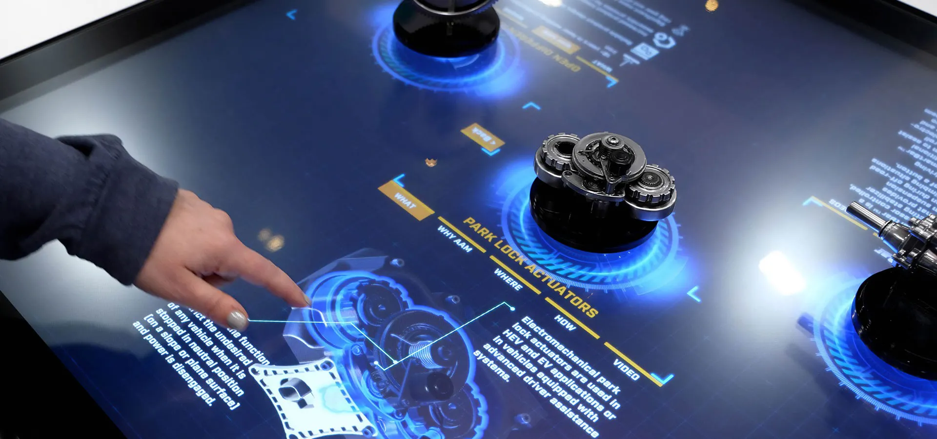 Interactive Table with Token Recognition