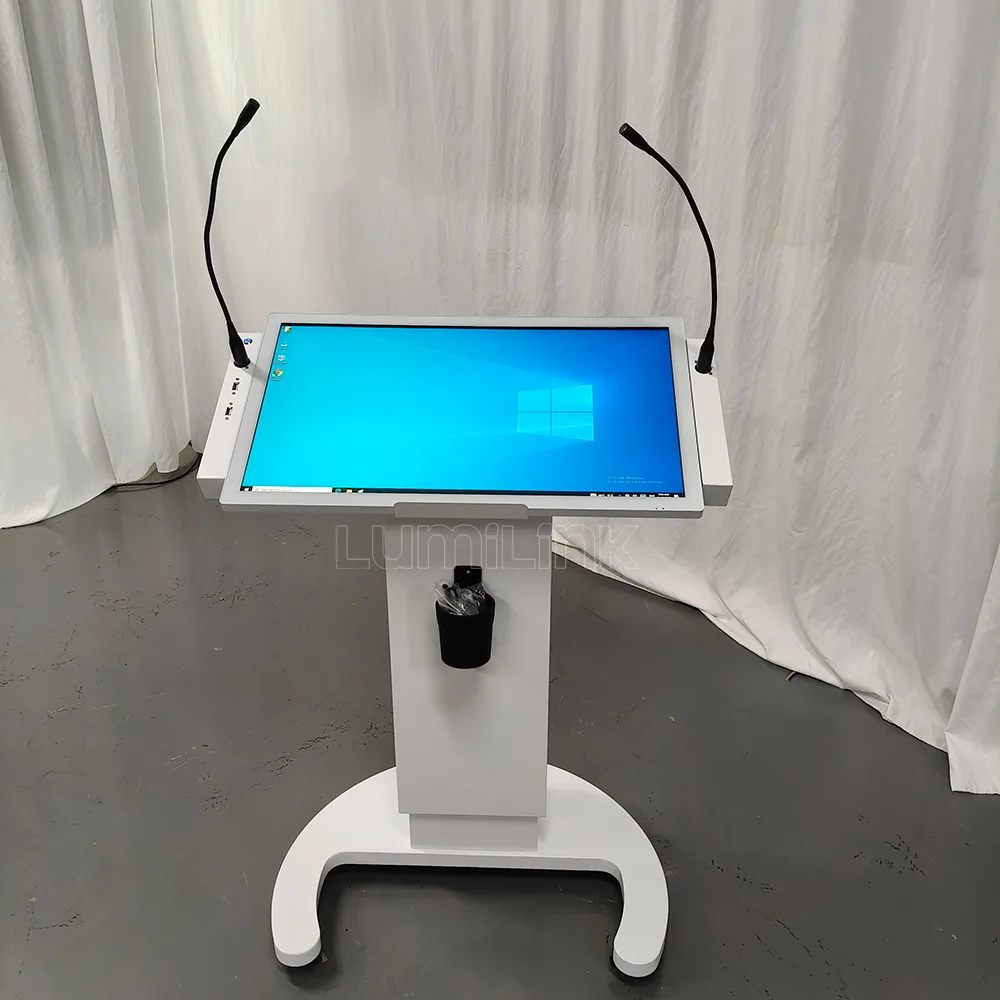 27 inch height adjustable smart digital lectern