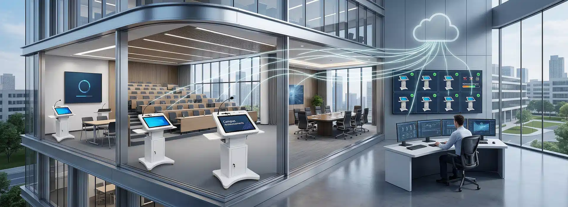 Cloud CMS for Digital Lecterns