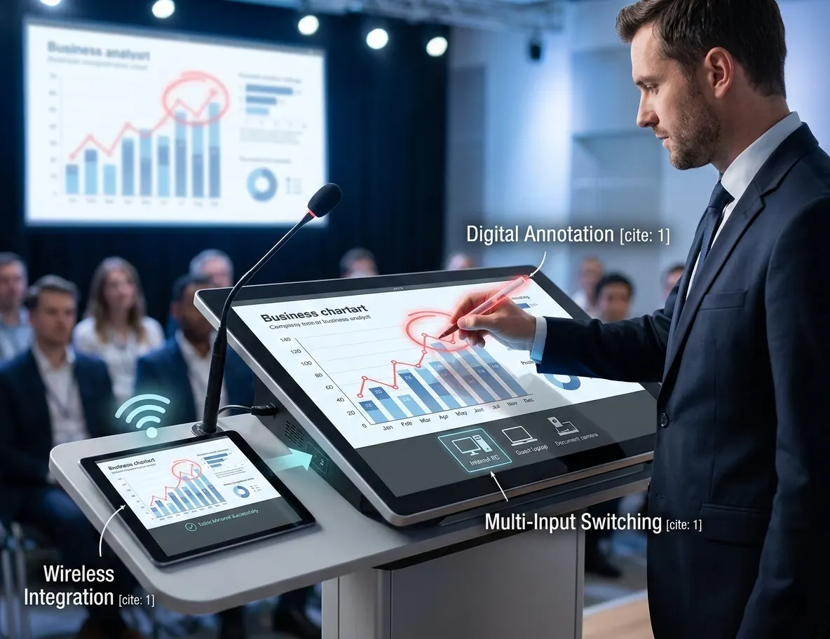 Digital Annotation Interactive Podium