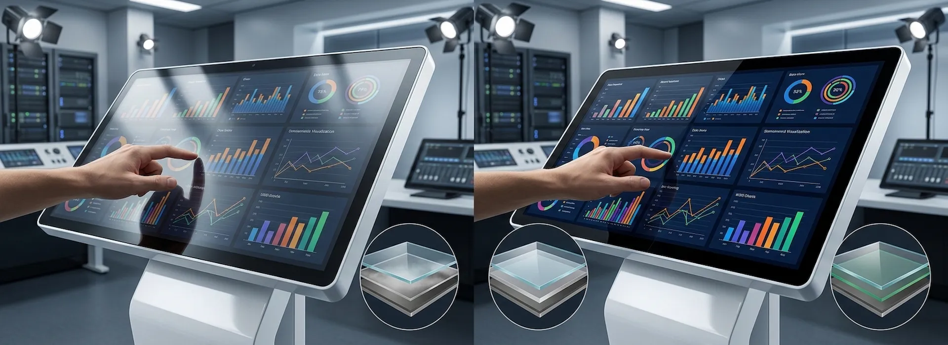 Optical Bonding Lectern Tech