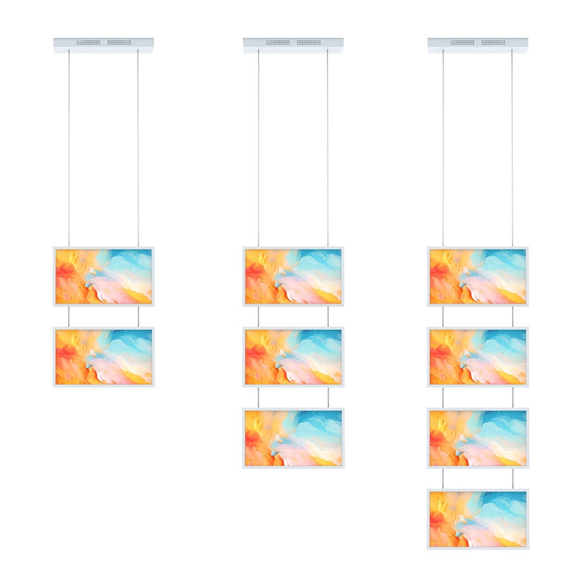Single Sided Hanging Window Advertising Display