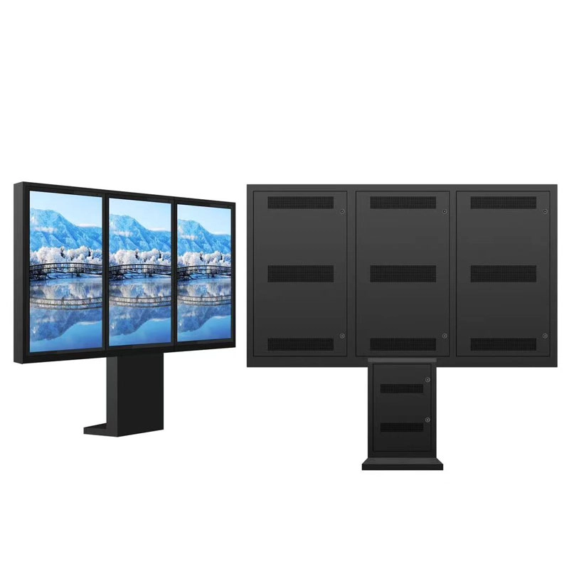 Three Screen Outdoor High Brightness Advertising Display