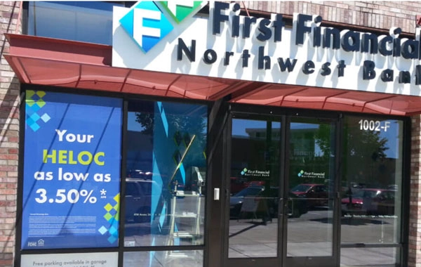 Banking Window Signage