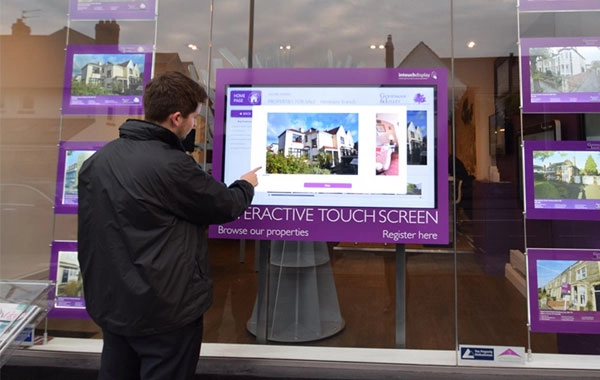 Real Estate Agency Window Screen