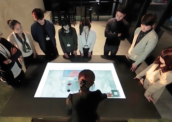 Interactive Boardroom Table for Corporate Collaboration