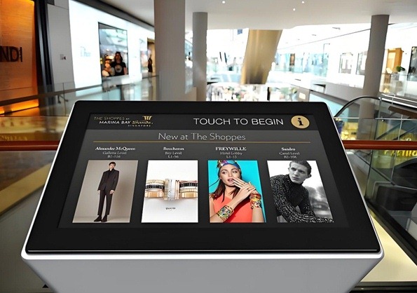 Shopping Mall Digital Directory Touch Table